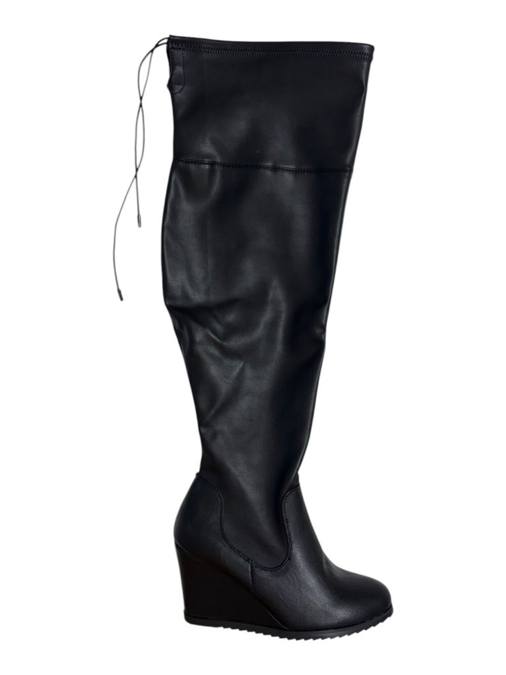 🆕 Lane Bryant Black Wide Calf High Boots (9)